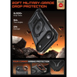 Etui Supcase do iPhone Air, Unicorn Beetle Grip Mag, Black