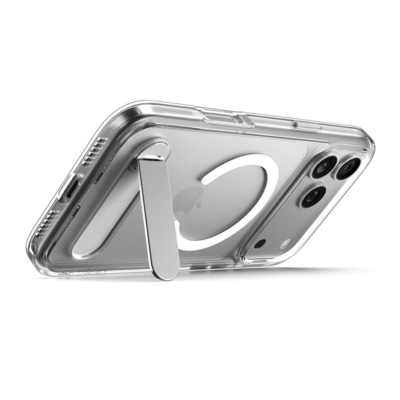 Etui Spigen do iPhone 17 Pro, Ultra Hybrid "S" Mag MagSafe, Clear / White