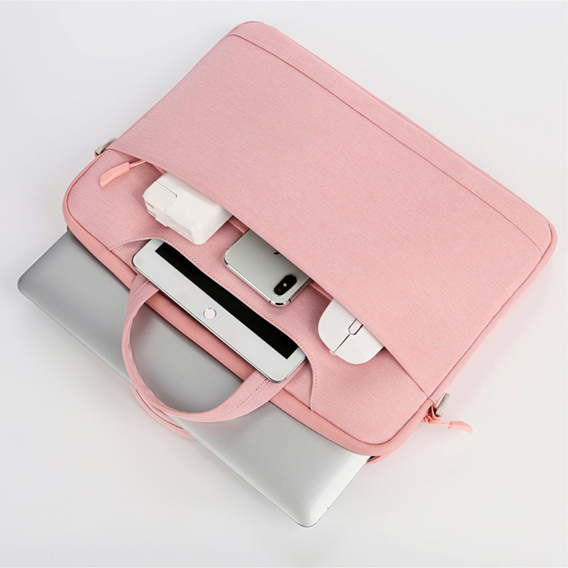 Business Style Torba na Laptopa 14" – Różowa