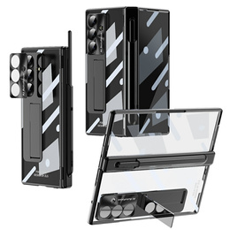 Etui do Samsung Galaxy Z Fold7 5G, z podstawką, czarne