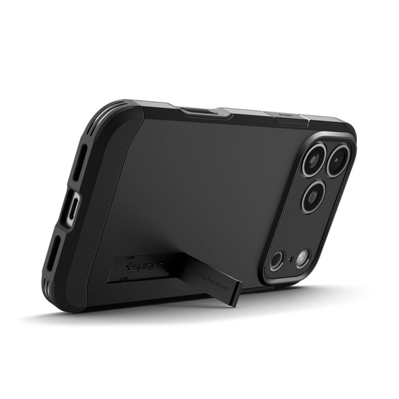 Etui Spigen do iPhone 17 Pro Max, Tough Armor T Mag MagSafe, Black