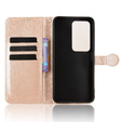 Etui z klapką do Xiaomi Redmi 15 5G / 4G, Wallet Rhombus, złote
