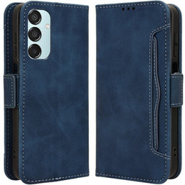 Etui z klapką do Samsung Galaxy M15 5G, Card Slot, granatowe