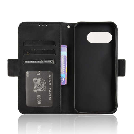 Etui z klapką do T Phone 3 5G, Card Slot, czarne