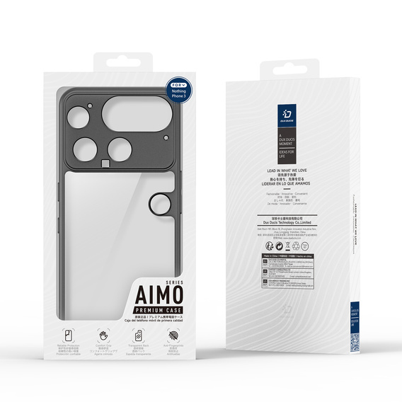 Etui DuxDucis do Nothing Phone 3 5G, Aimo case, czarne
