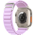 Pasek Nylonowy do Apple Watch 1/2/3/4/5/6/7/8/9/SE/Ultra/Ultra 2 42/44/45/49mm, Fioletowy