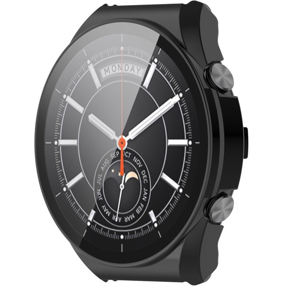 Etui + Szkło 2w1 do Xiaomi Watch S1, Black