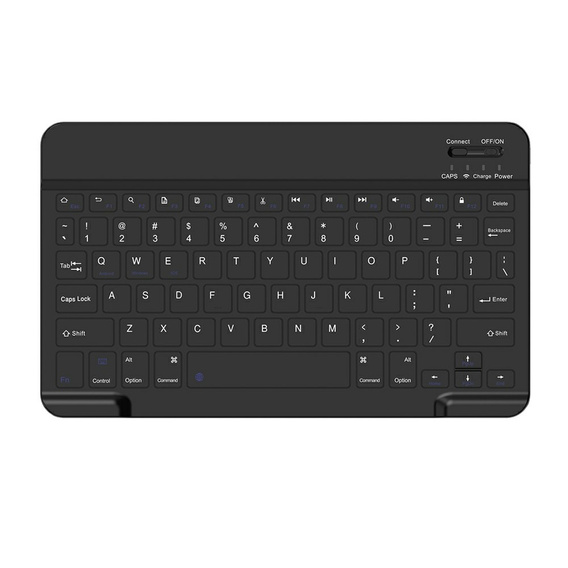 Etui z klawiaturą do Samsung Galaxy Tab S10 FE / S9 FE, Leather Pen Slot, czarne