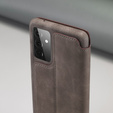 Etui z klapką do Samsung Galaxy A52 5G / 4G, LC.IMEEKE, szare
