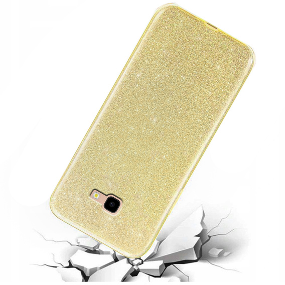 Etui Glitter Case do Samsung Galaxy J4+ Plus, Gold