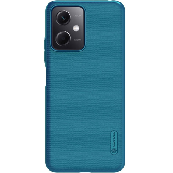 Etui NILLKIN do Xiaomi Redmi Note 12 5G / POCO X5 5G, Obudowa Super Frosted Shield Case, Niebieskie