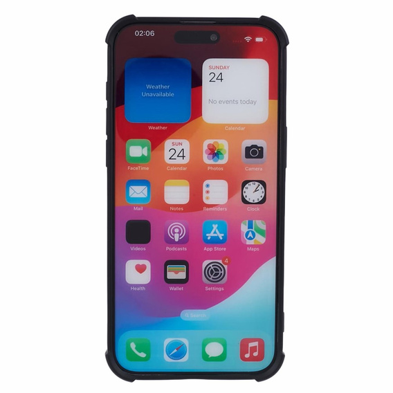 Etui silikonowe do iPhone 15 Pro Max, Magnetic, do MagSafe, czarne