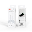 Kabel USB Type-C do Type-C 60W 100cm, biały