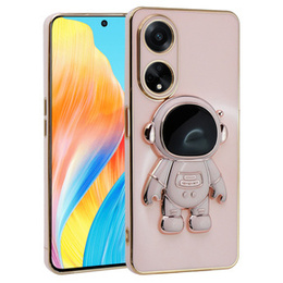 Etui do Oppo A98 5G, Astronaut, różowe