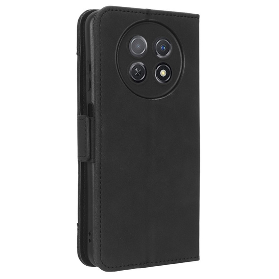 Etui z klapką do Huawei Nova Y91 4G, Card Slot, czarne