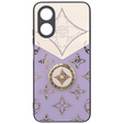 Etui Fashion do Oppo A17, fioletowe
