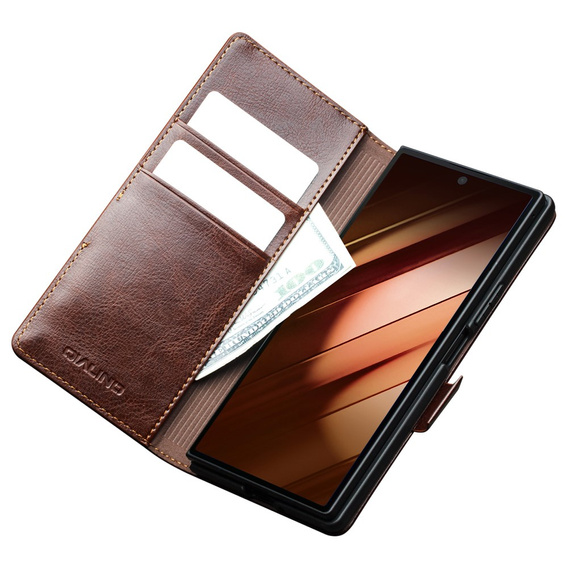 Etui Qialino do Galaxy Z Fold7 – funkcja podstawki do oglądania w poziomie