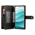 Etui z klapką do Xiaomi Redmi Note 14 Pro 5G / Poco X7 5G, Wallet Zipper Pocket, czarne