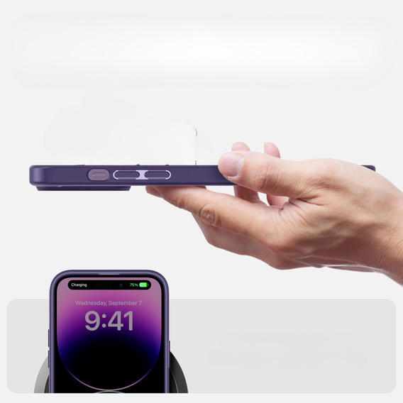 Etui Spigen do iPhone 14 Pro, Ultra Hybrid, fioletowe