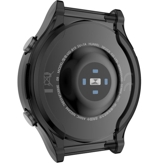 2w1 Etui z Osłoną na ekran do Huawei Watch GT 2 PRO, Czarne