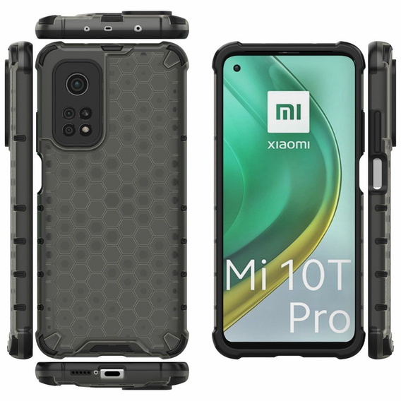 Etui Pancerne Honeycomb Xiaomi Mi 10T 5G/10T Pro 5G, Czarne