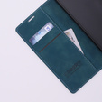 Etui do Xiaomi Redmi 12C, ERBORD Vintage portfel z klapką, niebieskie