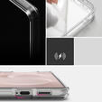 Etui Ringke Fusion do Samsung Galaxy S25 Edge – Clear + Szkło Hartowane 9H