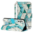 Etui z klapką do Samsung Galaxy A35 5G, Wallet, Marble zielone