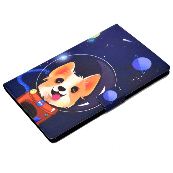 Etui do Lenovo Tab M10 Plus 10.6 Gen 3 TB-125F TB-128F, Stand Case Card Slot, astronaut dog