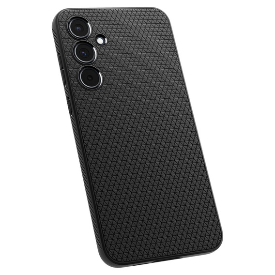 Etui Spigen do Samsung Galaxy A55 5G, Liquid Air, czarne + Szkło