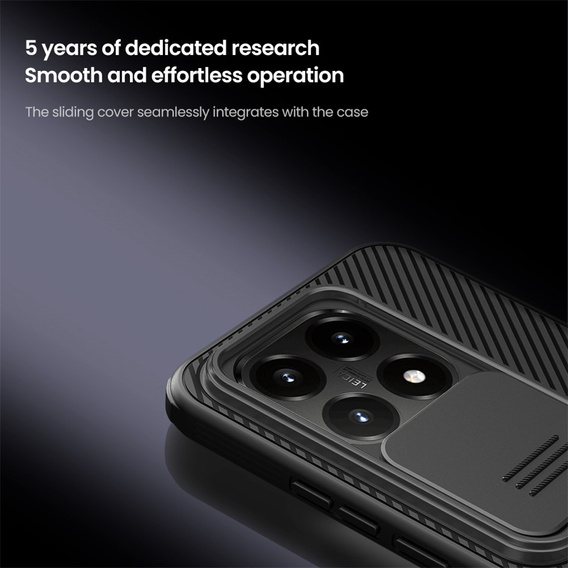 Etui NILLKIN do Xiaomi 15T, Camshield Pro, czarne