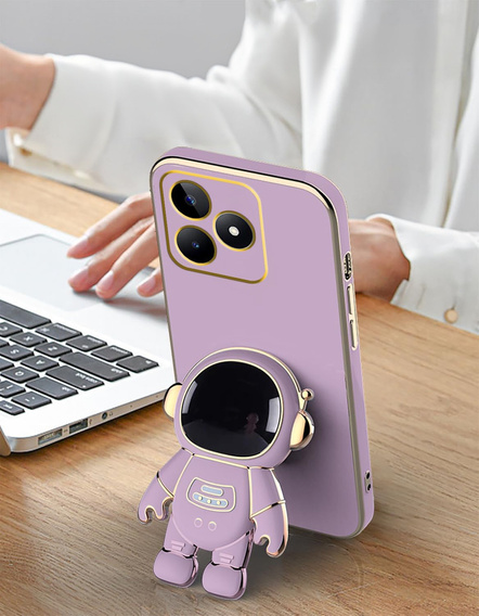 Etui do Realme Note 50, Astronaut, fioletowe