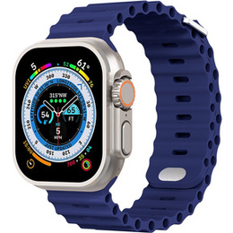 Pasek Silikonowy do Apple Watch 1/2/3/4/5/6/7/8/9/10/11/SE Ultra 1/2/3 42/44/45/46/49mm, Granatowy