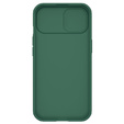 Etui do iPhone 15 Plus, pancerne Nillkin, CamShield Pro, Zielone