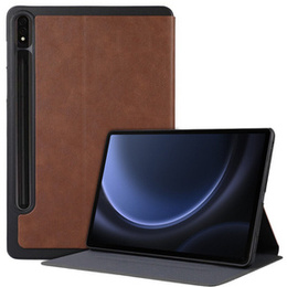 Etui do Samsung Galaxy Tab S9 FE+ Plus, Smartcase z miejscem na rysik, brązowe