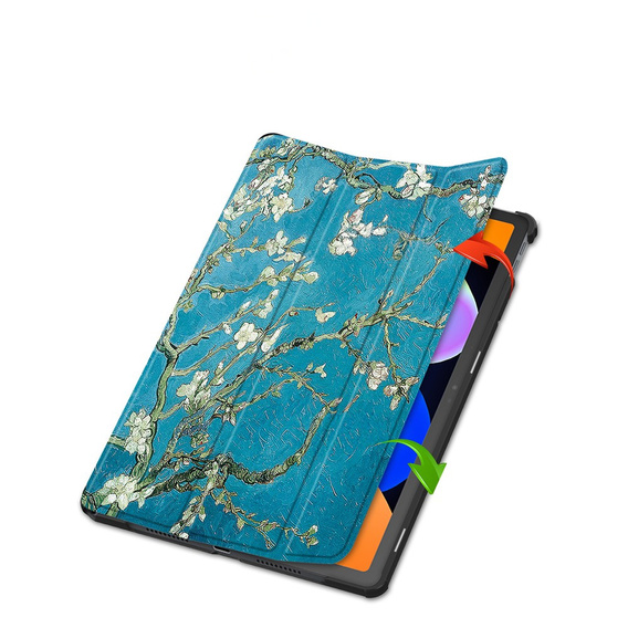 Etui do Lenovo Idea Tab 11" 2025 TB336FU TB336ZU, Smartcase, z funkcją podstawki, Kwiat wiśni