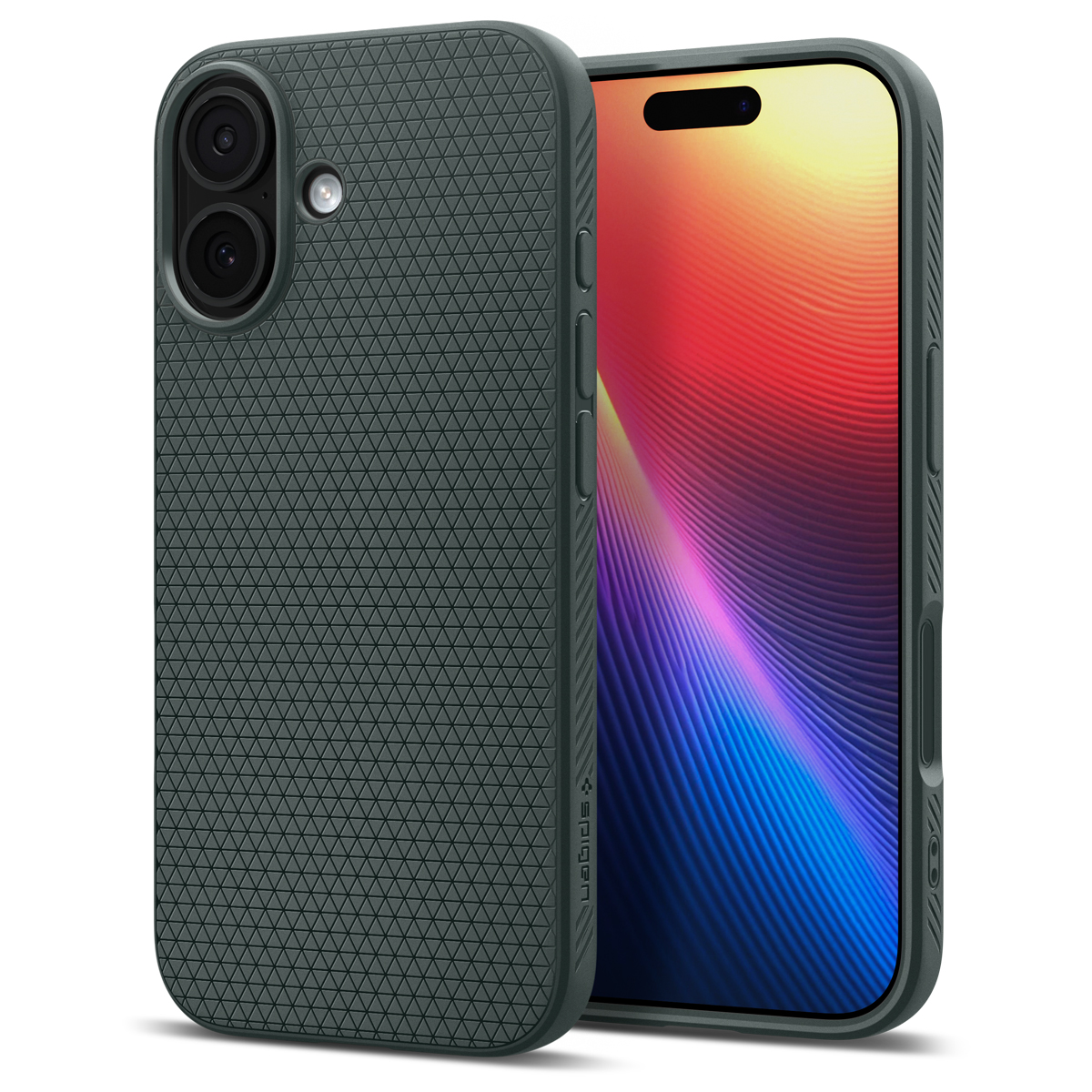 Etui Spigen do iPhone 17, Liquid Air, Abyss Green