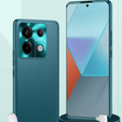 Etui skórzane do Xiaomi Redmi Note 13 Pro+, leather hybrid, zielone