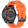 Pasek Silikonowy QuickFit 20mm do Garmin Fenix 5S/6S/7S/ 8 43mm, Pomarańczowy