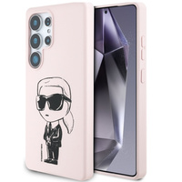 Etui Karl Lagerfeld do Samsung Galaxy S25 Ultra, Etui Karl Lagerfeld Graffiti Ikonik, różowe