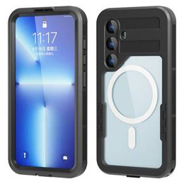 Etui wodoodporne do Samsung Galaxy S24, Redpepper, do MagSafe, czarne