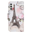 Etui z klapką do Samsung Galaxy M15 5G, Wallet, Eiffel Tower