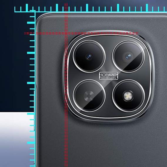 2x Szkło hartowane na aparat ERBORD do Xiaomi Redmi Note 15 5G / Poco M8 5G, Przezroczyste