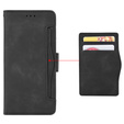 Etui z klapką do Samsung Galaxy S23 FE, Card Slot, czarne