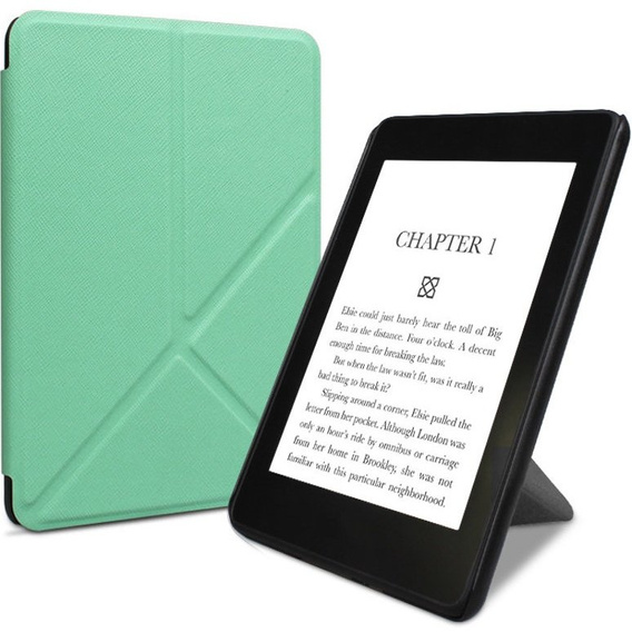 Etui do Kindle Paperwhite 5 2021, Cross Line, zielony