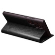 Etui z klapką do Samsung Galaxy S24 Ultra, QIALINO Leather Wallet, czarne