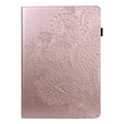 Etui do Xiaomi Redmi Pad SE 11", Flowers, różowe
