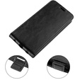 Etui z klapką do Motorola Moto E32 4G, Flip, czarne