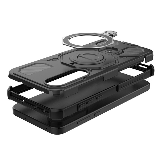Magnetyczne etui do OnePlus Nord 5 z podstawką - czarne