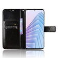 Etui z klapką do Xiaomi Redmi Note 14 4G, Crazy Horse Wallet, czarne